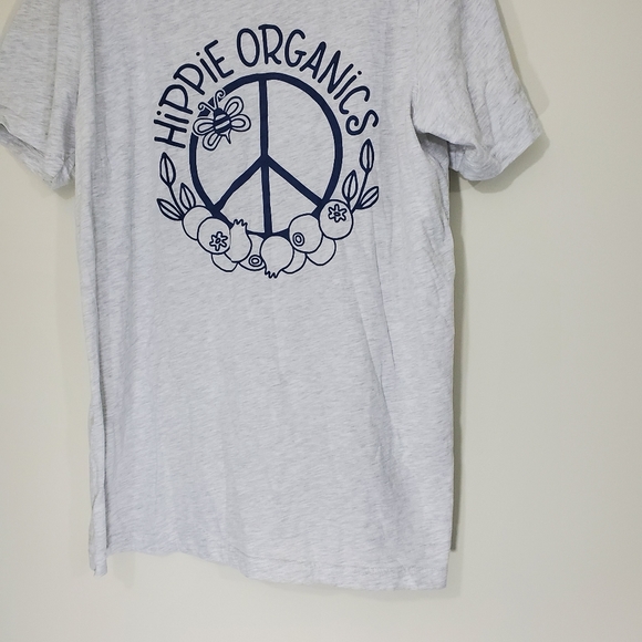 Hippie Organics Light Gray Tee - Picture 4 of 9